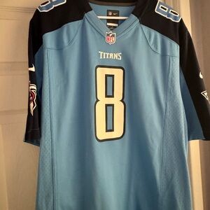 Marcus Mariota Titans Jersey - Blue and White